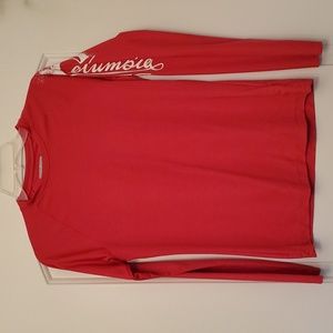 Columbia PFG omni shade hot pink long sleeve shirt; sun protection; size small